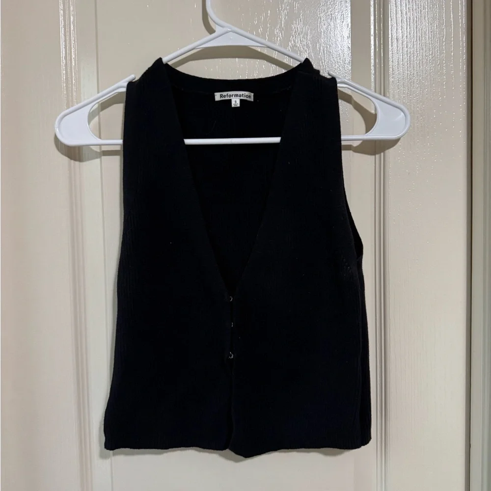 Reformation Myrtle sweater cotton top - size s - Picture 8 of 9